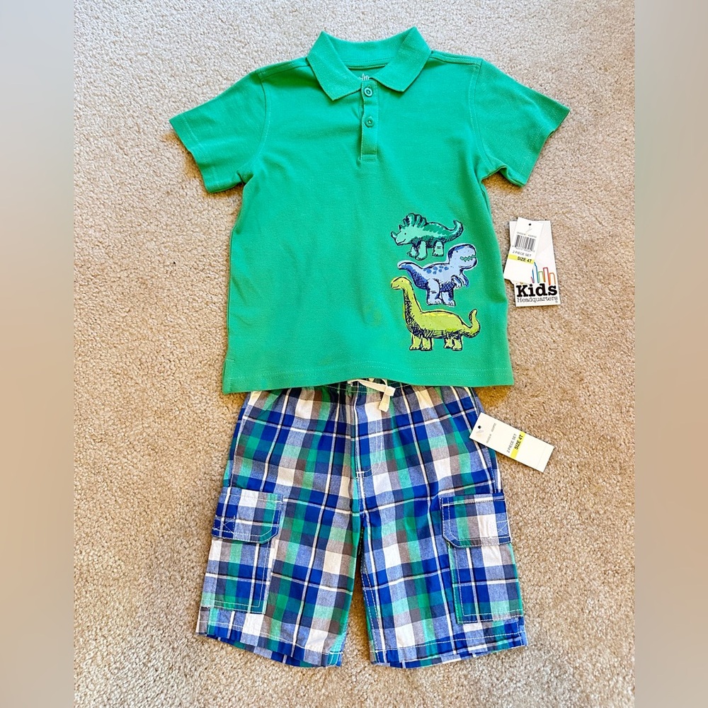 Boys Polo shirt & shorts